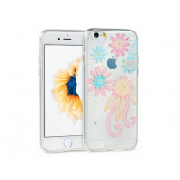 Силиконовая накладка iPhone 6/6S Remax Flower Series Sunflower (2-0138)