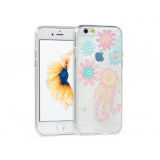 Силиконовая накладка iPhone 6/6S Remax Flower Series Sunflower (2-0138)