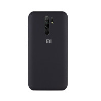 Силіконова накладка Silicone Case для Xiaomi Redmi 9 Black