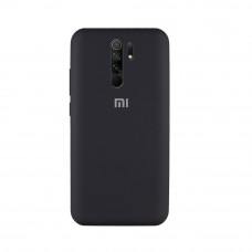 Силіконова накладка Silicone Case для Xiaomi Redmi 9 Black