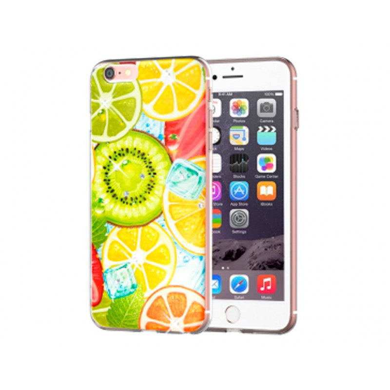 Силиконовая накладка Diamond Silicon Cocktail-series iPhone 7 Tropik
