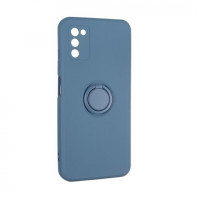 Силіконова накладка Ring Case для Samsung A12/A127 2021 Blue