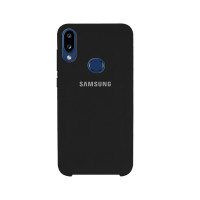 Силиконовая накладка Silicone Case для Samsung A10s/A107 2019 Black