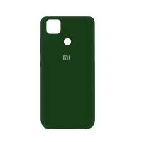 Силиконовая накладка Soft Silicone Case для Xiaomi Redmi 9C Dark Green