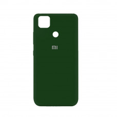 Силиконовая накладка Soft Silicone Case для Xiaomi Redmi 9C Dark Green