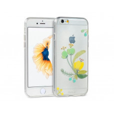 Силиконовая накладка iPhone 6/6S Remax Flower Series Green (2-0138)