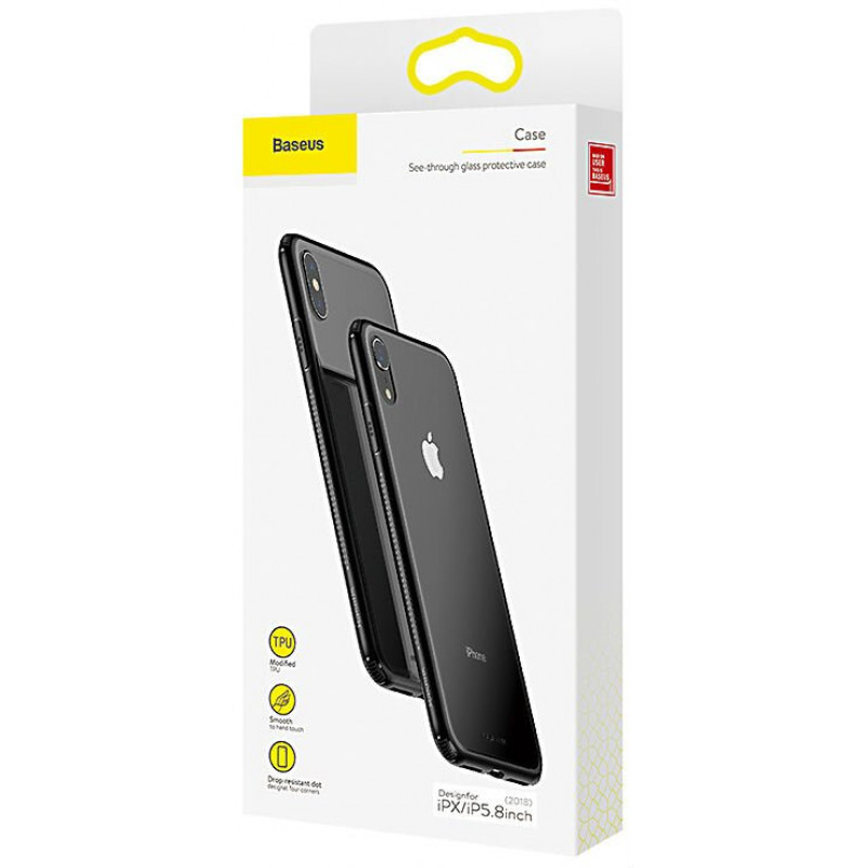 Чехол Baseus для iPhone XS See-Through (WIAPIPH58-YS01)