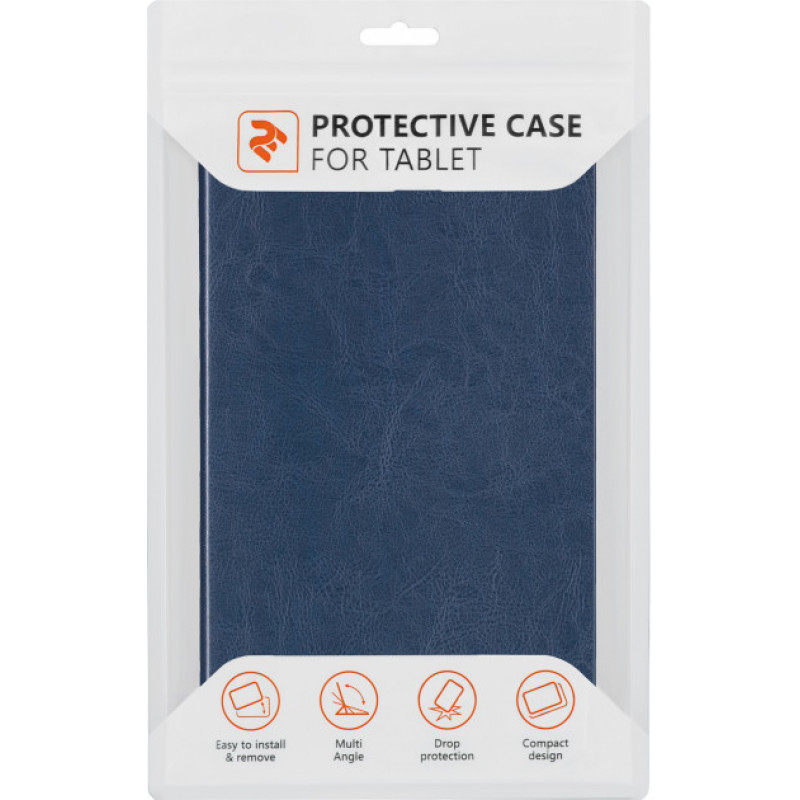 Чехол для планшета 2Е Basic (2E-G-TABA7-IKRT-NV) для Samsung Galaxy Tab A7 (SM-T500/T505) Retro Navy