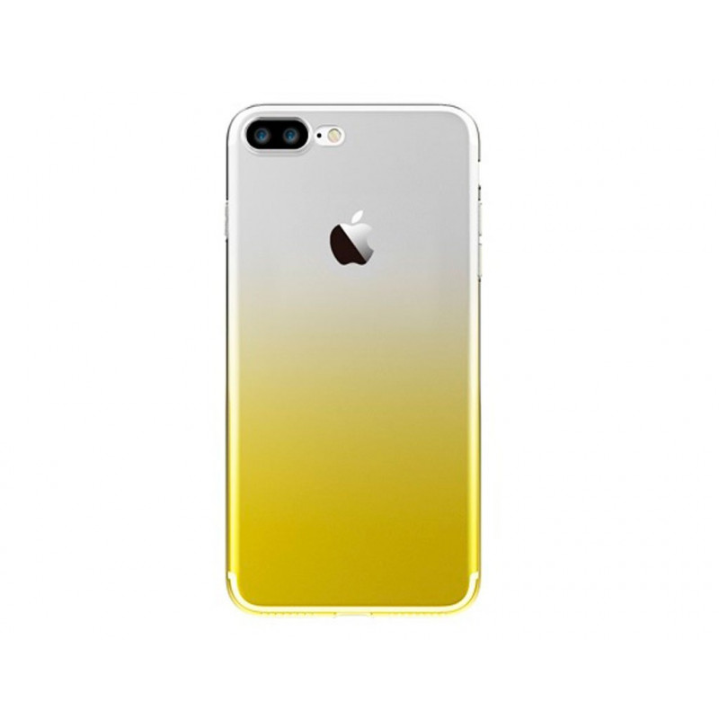 Силиконовая накладка Fshang Q Colour series iPhone 7 Gradient Yellow