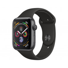 Apple Watch Series 4 GPS 40mm Space Gray Aluminum Case with Blaсk Sport Band (MU662)