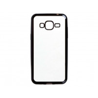 Силиконовая накладка Samsung J1 J120 Electroplating Black