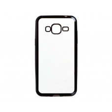 Силиконовая накладка Samsung J1 J120 Electroplating Black