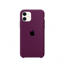 Силіконова накладка Silicone Case для iPhone 11 Marsala