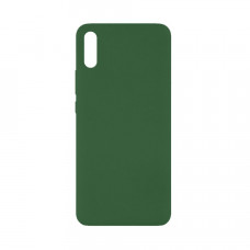 Силиконовая накладка Silicone Case для Xiaomi Redmi 9A Dark Green