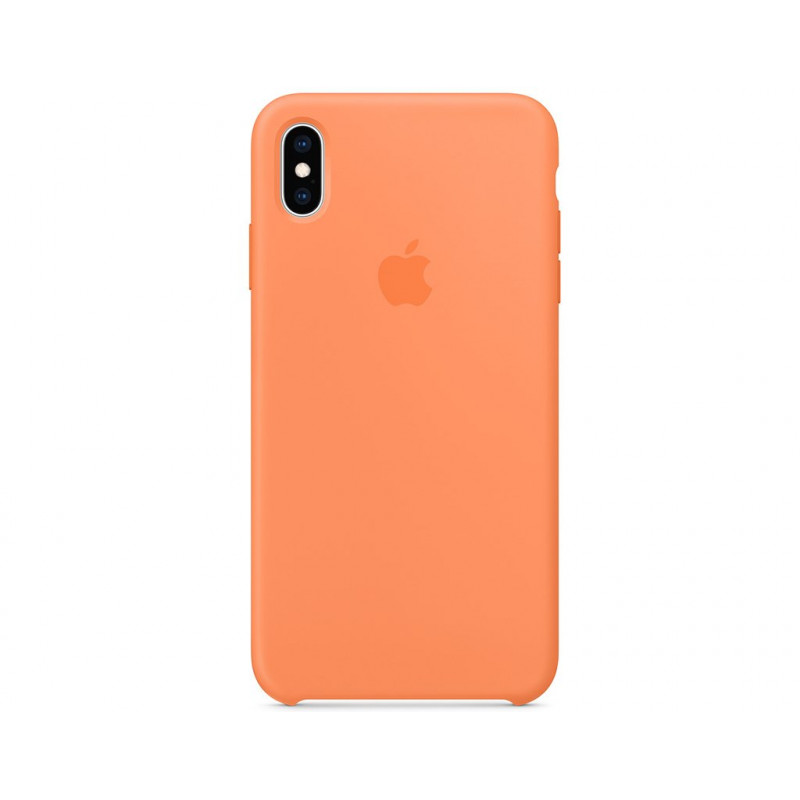 Силіконова накладка для iPhone X/XS Silicone Case Peach