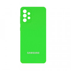 Силіконова накладка Silicone Case для Samsung A52/A525 2021 Lime