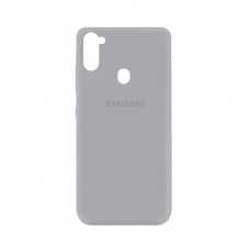 Силіконова накладка Silicone Case для Samsung M11/A11 2020 Grey