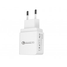 Ixtone (GS-551) Зарядний пристрій живлення Qualcomm Quick Charge 3.0/3.6-6V-3A/6-9V-2A/9 EU White (BULK)