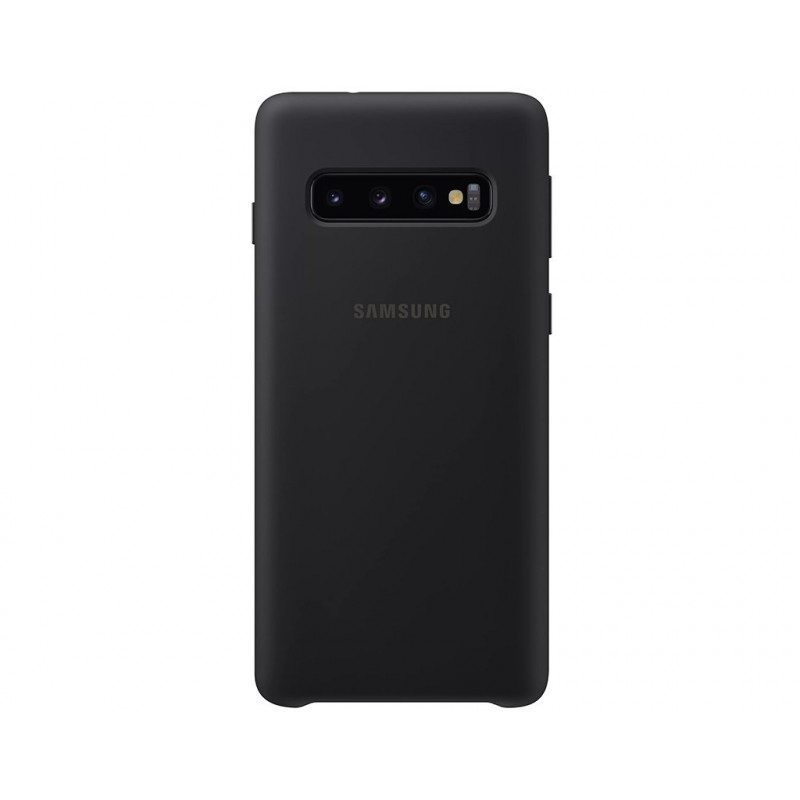 Силіконова накладка Silicone Case для Samsung S10 Plus 2019 Black