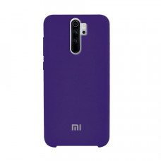 Силиконовая накладка Silicone Case для Xiaomi Redmi Note 8 Pro Violet