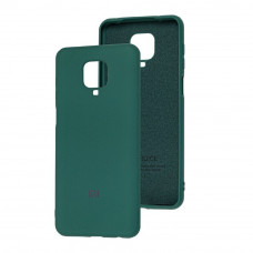 Силіконова накладка Soft Silicone Case для Xiaomi Redmi Note 9 Pro/Note 9S Dark Green