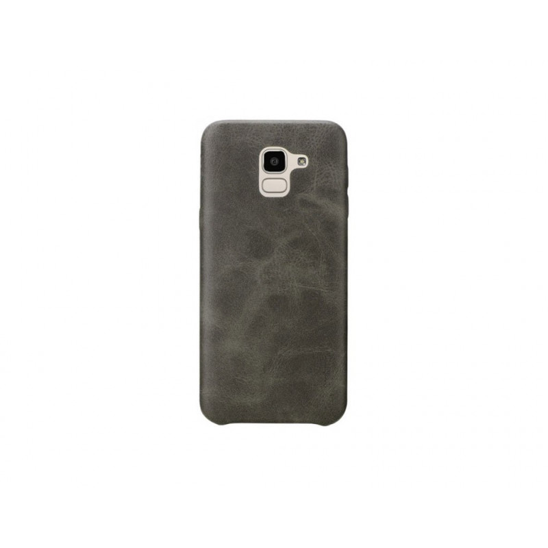 Шкіряна накладка T-PHOX Samsung J4 2018/J400 Vintage Brown