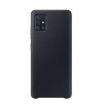 Силиконовая накладка SMTT- Soft Touch для Samsung A71/A715 Black