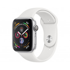 Apple Watch Series 4 GPS 40mm Silver Aluminum Case with White Sport Band (MU642)