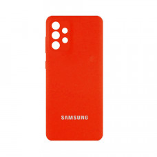 Силиконовая накладка Silicone Case для Samsung A32/A325 2021 Orange