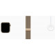 Apple Watch Series 7 GPS + Cellular 45mm Gold Stainless Steel Case з Gold Milanese Loop (MKJY3/MKJG3)