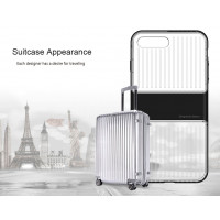 Силиконовая накладка iPhone 7 Baseus Travel Case Black (Transparent)
