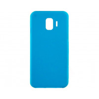Силиконовая накладка iNavi Simple Color для Samsung J6 2018 J600 Blue