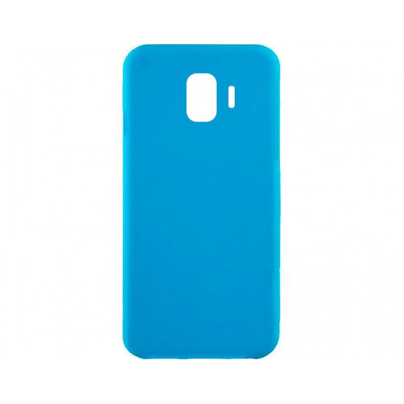 Силиконовая накладка iNavi Simple Color для Samsung J6 2018 J600 Blue