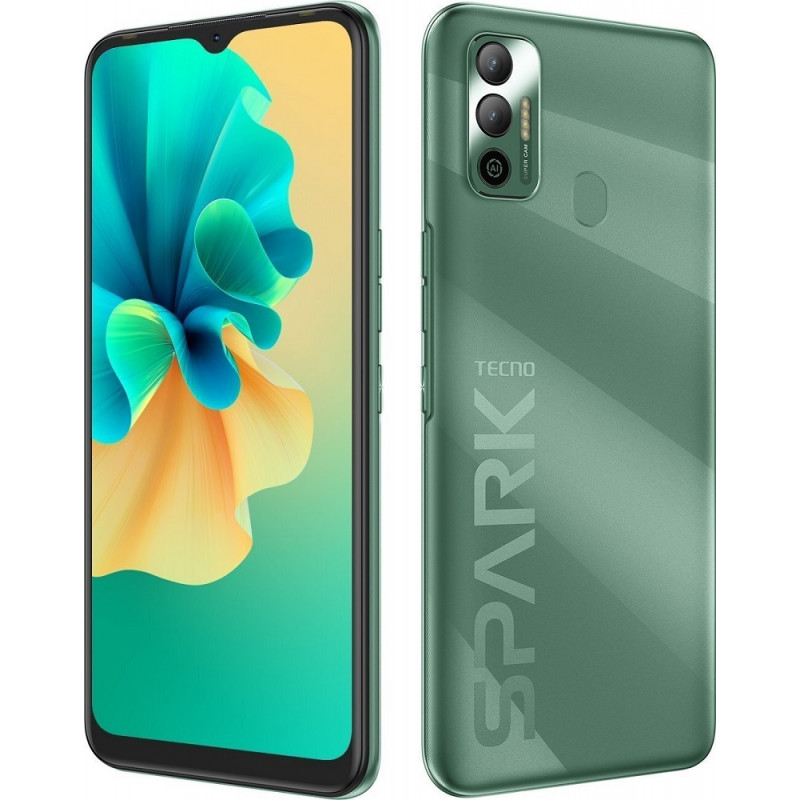 Tecno Spark 7 (KF6n) 4/64GB NFC Spruce Green (4895180766404)