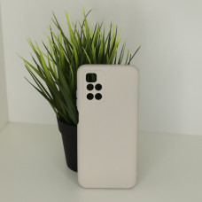 Силиконовая накладка Soft Silicone Case для Xiaomi Redmi 10 Ivory