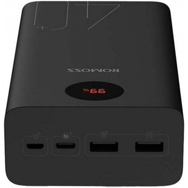 Внешний аккумулятор Power Bank Romoss 40000mAh 18W Black (PEA40-112-2135)