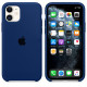 Силіконова накладка Silicone Case для iPhone 11 Dark Blue