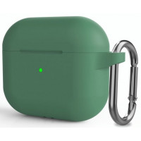 Чохол для навушників Silicon Case Apple AirPods3 Forest Green