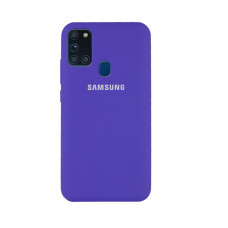 Силіконова накладка Silicone Case для Samsung A21s 2020 A217 Violet