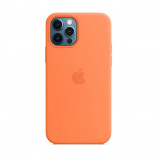 Силіконова накладка Silicone Case Magsafe для iPhone 12 Pro Max Kumquat