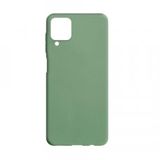 Силиконовая накладка Silicone Case для Samsung A12/A125 2021 Olive