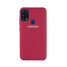 Силіконова накладка Silicone Case для Samsung M31 2020 M315 Rose Red