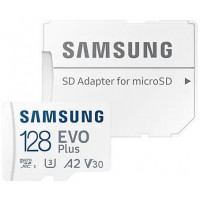 Карта пам'яті Samsung microSDXC 128GB EVO PLUS A2 V30 + адаптер SD (MB-MC128KA/RU)