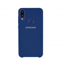 Силіконова накладка Silicone Case для Samsung A10s/A107 2019 Navy blue