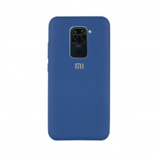 Силіконова накладка Soft Silicone Case для Xiaomi Redmi Note 9 Pro/ Note 9 Blue