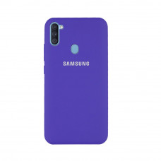 Силіконова накладка Silicone Case для Samsung M11/A11 2020 Violet