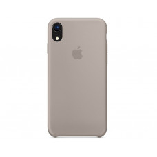 Силіконова накладка Silicone Case для iPhone XR Pebble