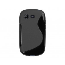 Чехол-накладка TPU cover case + пластик for Samsung S5282 Black