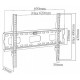 Кронштейн фиксированный для телевизора X-Digital Steel SF405 Black