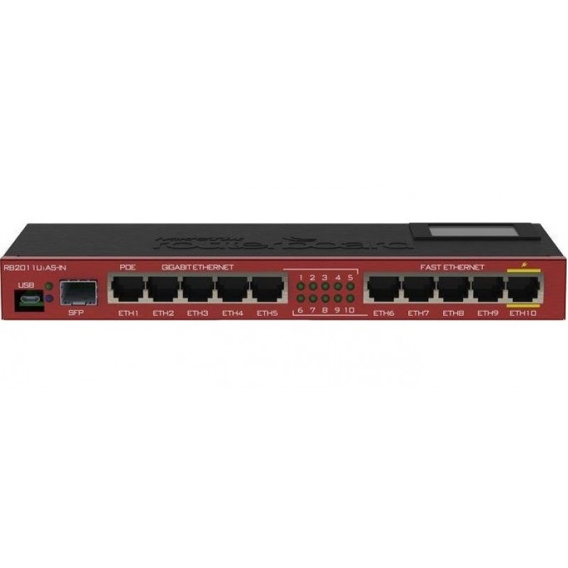 Маршрутизатор MikroTik RouterBOARD 2011UiAS 5xFE (RB2011UiAS-IN)
